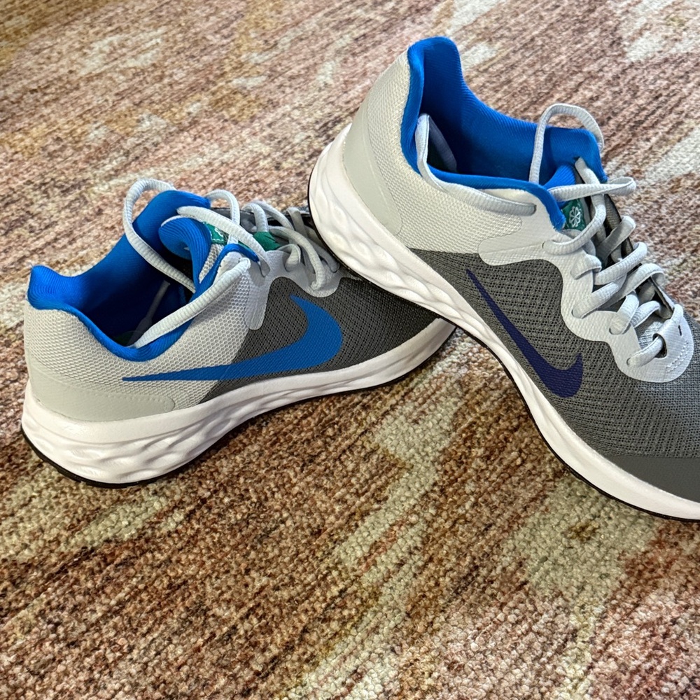 Nike Blue and Gray Running Shoes